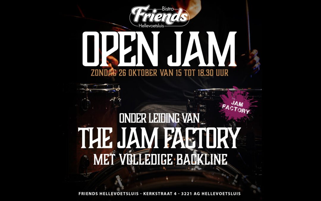 Open Jam in friends hellevoetsluis 26 Oktober 2025