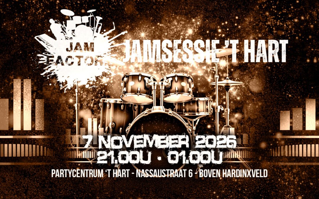 Partycentrum ‘t Hart Boven Hardinxveld 7 NOVEMBER 2026